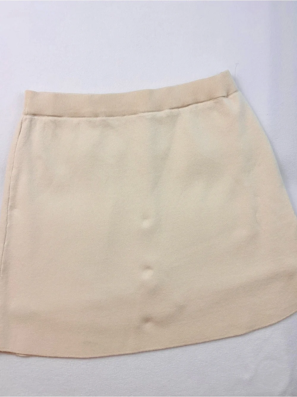 NWT Rachel Zoe Cream Rayon Blend Sleeveless Gold Button Down Mini Skirt Set (XL) - Picture 11 of 15